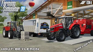 Feeding ANIMALS and selling WOOL | Animals on Haut-Beyleron | Farming Simulator 22 | Episode 31