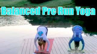 pre run balance yoga warmup