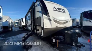 New 2023 Cruiser MPG 2200BH RV WORLD Ramsey, MN