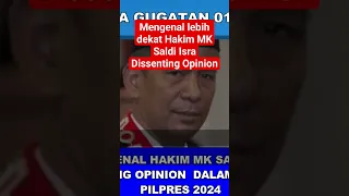 Mengenal lebih dekat Hakim MK Saldi Isra Dissenting Opinion