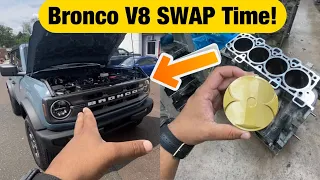 2021 Ford Bronco V8 Swap Time? + Built 5.0 Update for Mamba!