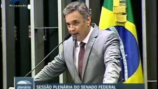 Senadores manifestam-se sobre campanha de Aécio Neves à Presidência