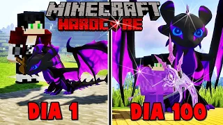 SOBREVIVI 100 Dias em um MUNDO DE DRAGÕES no Minecraft Hardcore - O FILME #5