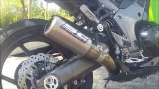 Kawasaki Z1000SX | Ninja 1000 custom SC Project CRT exhaust