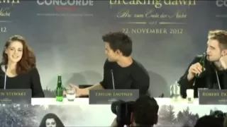 Twilight Breaking Dawn Part 2 Press Conference Berlin Kristen Stewart Robert Pattinson part 1