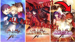 I watched EVERY FATE ANIME! Here is a tier list