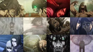 [ENG SUB] Eren's Full Fight in Shiganshina And Rumbling.進撃の巨人 | Attack on Titan Final Season Part 2