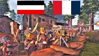 1000's French Soldiers Vs 1000's German Soldiers | INSANE Trench Battle - Rising Front