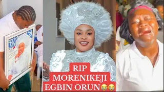 This Will Make You Cry! Prophetess Egbin Orun' Sister In Tears While Holding Picture Of Her