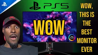 WOW THE BEST MONITOR EVER ASUS ROG SWIFT PG32UCDM 4K 240HZ Oled PS5 & SERIES X GAMES TEST LIVE!!!