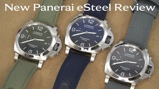 Panerai eSteel Luminors "Year of Sustainability" Reviewed - PAM01157, PAM01356, and PAM01358