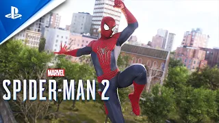 NEW Marvel's Spider-Man 2 PS5 Amazing Spider-Man 2 SUIT FREE ROAM GAMEPLAY (4k)