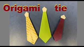 Галстук оригами | Origami tie