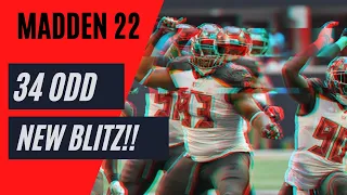 NEW 34 ODD Blitz!!  GLITCH DEFENSE  Madden 22 Defensive tips