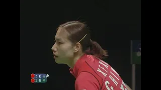 [Badminton][AllEngland][2005] WSF Zhang Ning 张宁 (CHN) vs Xie Xingfang 谢杏芳 (CHN)