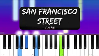 Sun Rai - San Francisco Street (Piano tutorial)