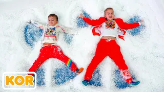 블라드와 니키 겨울 놀이 센터와 아이들을위한 더 재미있는 이야기
