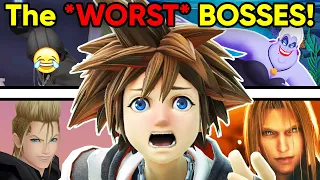 The 10 *WORST* Kingdom Hearts Boss Battles!