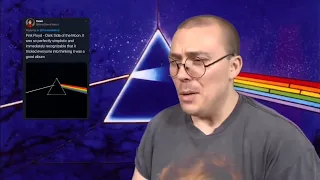 Anthony Fantano underrating The Dark Side of the Moon for almost 4 minutes straight