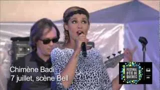 Chimène Badi - Celui qui chante - Festival d'été de Québec 2012