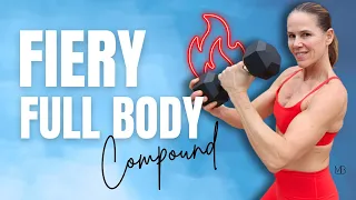 40 MIN Full Body Compound Workout with Dumbbells
