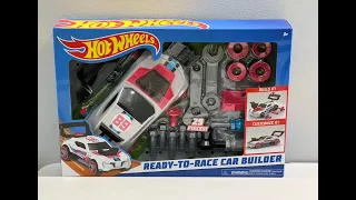 Hot Wheels Ready To Race Car Builder | Toy Learning | Cool Toys with Justin