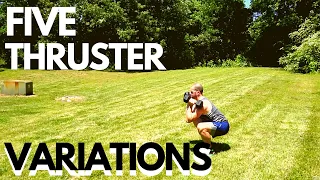 FIVE DUMBBELL THRUSTER VARIATIONS  | Thruster variations for EVERYONE