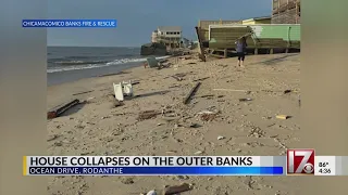 House collapses on the Outer Banks