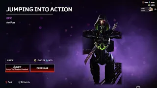 New Epic Pose for Ash (Jumping Into Action), Neon Network CE. [Apex Legends - Highlight - Jul.23]