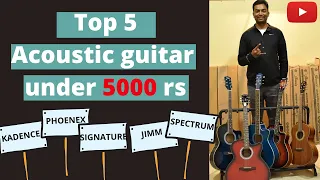 TOP ACOUSTIC GUITAR UNDER 5000 rs #acoustic#guitar#kadence| #Best guitar |