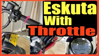 Can you fit a throttle to an Eskuta MK3 SX 250w ?  Yes you can! Electric Bike