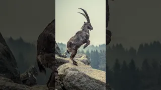 The Incredible Ibex | Masters of the Mountain #shorts #animals