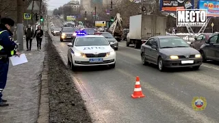 Обзор аварий  Пять пострадавших на Ленина  Место происшествия 25 02 2020