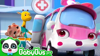 As Rodas da Ambulância🚑 | Mundo dos Super Carros | Músicas Infantis & Canções Infantis 🐼 por BabyBus