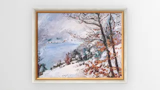 Lovis Corinth - "Walchensee in Winter" | ars mundi