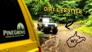 Exploring WV with Dirt Lifestyle Nate - JEEP FALLS OFF A CLIFF!