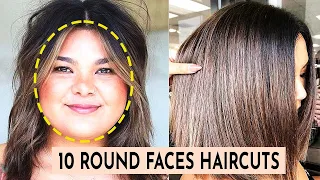 10 Amazing Haircuts for Round Faces