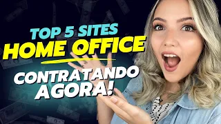 💰 5 SITES com VAGAS de TRABALHO HOME OFFICE em 2023 💰 | Mari Rel