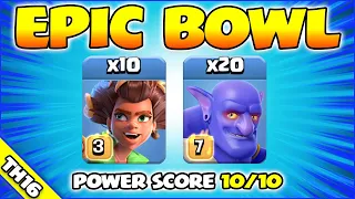 10 x Root Riders + 20 x Bowlers = UNSTOPPABLE!!! TH16 Attack Strategy (Clash of Clans)