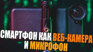 Смартфон как ВЕБ-КАМЕРА и МИКРОФОН для SKYPE/Discord