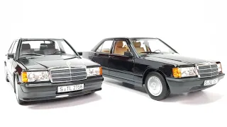 Norev Mercedes 190E ,190E 2.3-16 Comparison By Scale Reviews