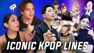 Waleska & Efra react to 'The Most Iconic Lines in KPOP Songs'