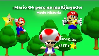 Mario 64 pero es multijugador - Modo historia - Parte 1