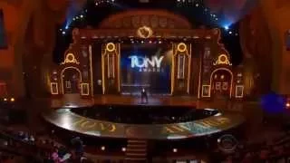 Hugh Jackman (TMer) hopping at Tony Awards Opening 2014