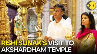 Inside Visuals of UK PM Rishi Sunak visiting Akshardham Temple | WION Originals