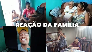 Contando a Gravidez para a Família, fiz surpresa. Muita Emoção 😢🥰 Reação da família!!