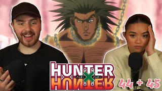 KURAPIKA CAPTURES UVO!! - Hunter X Hunter Episode 44 + 45 REACTION + REVIEW!