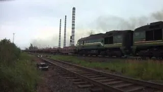 2М62-1239 отправляется со станции Новолукомль