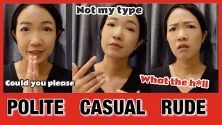 Polite/Casual/Rude Chinese speeches in daily situations - Learn Real Chinese