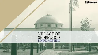 Village of Shorewood Board Meeting April 27, 2021